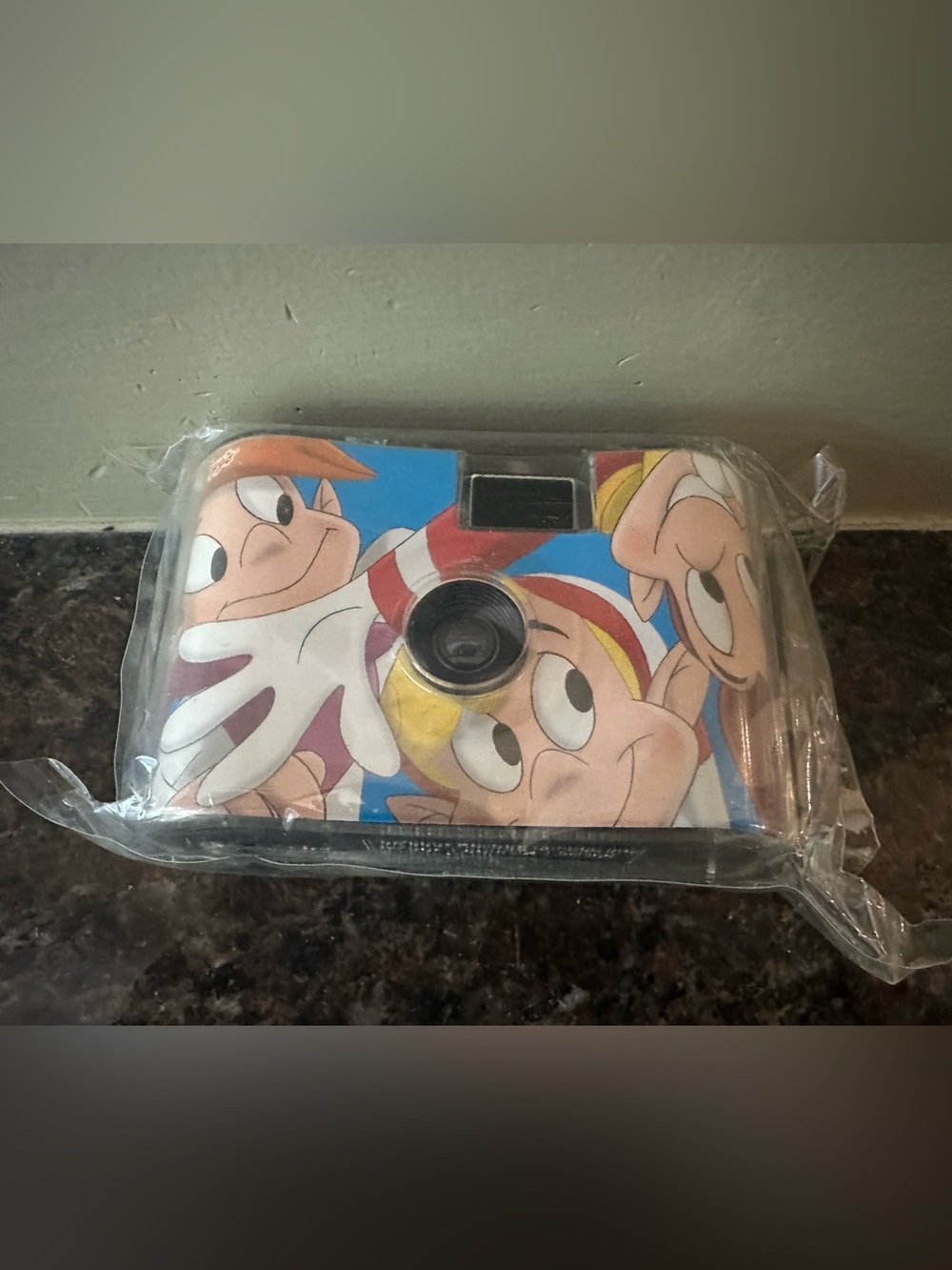Kellogg's Rice Krispies promotional camera featuring Snap, Crackle, and Pop.